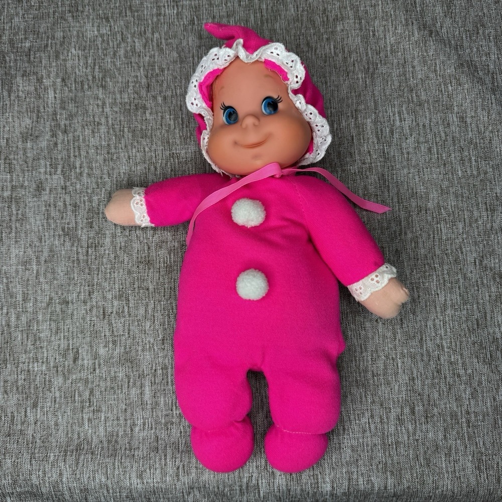 Mattel Baby Bitty Beans Doll Vintage 1970s GUC Pink
